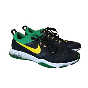 Nike Zoom Train Incredibly Fast Oregon Ducks Women 9 Black Green Yellow 905897